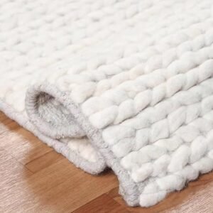 Wool Cotton Area Rug