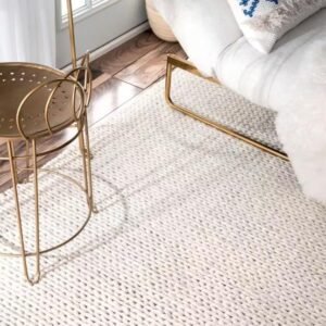Wool Cotton Area Rug